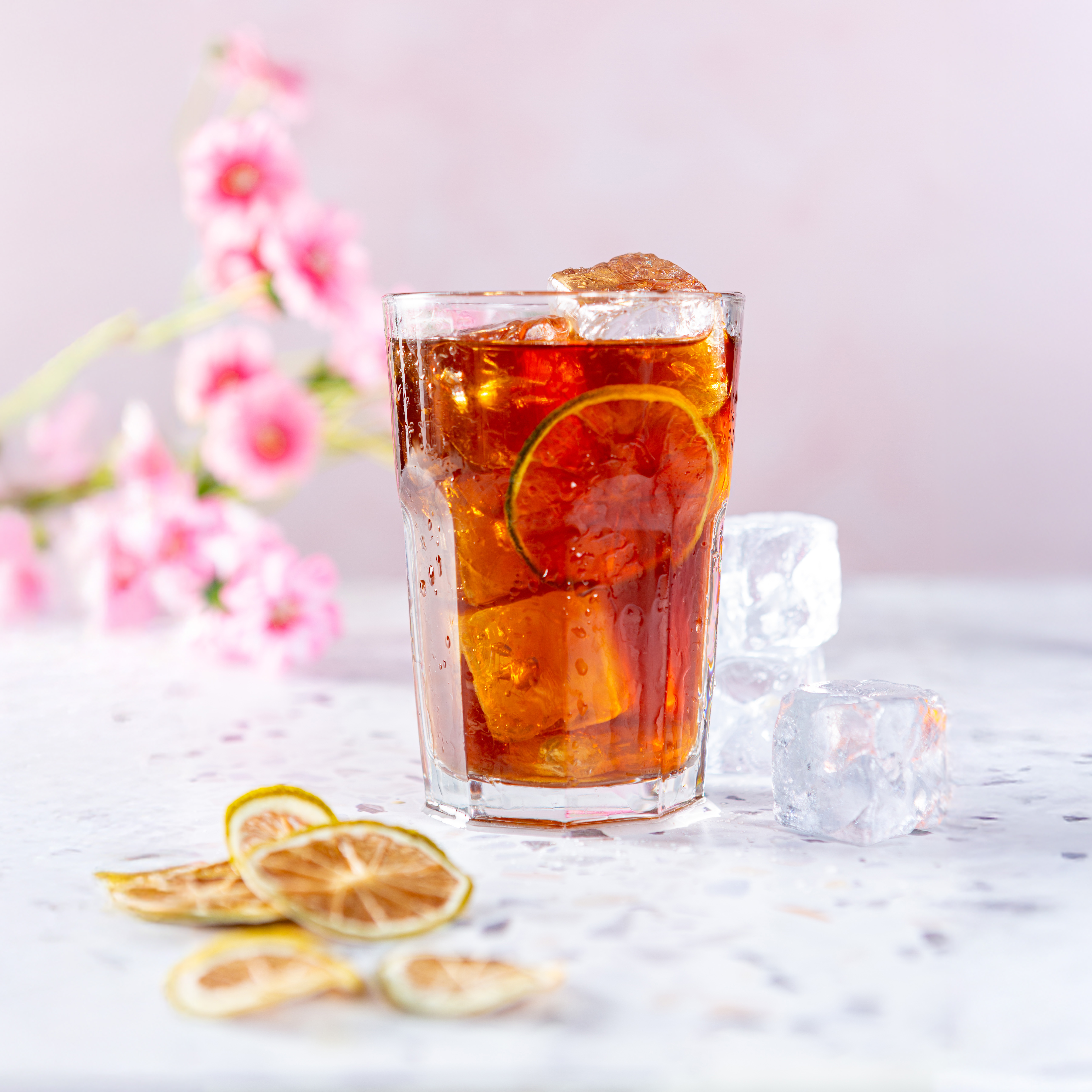 cocktail, iced drink, orange slices, citrus, glass