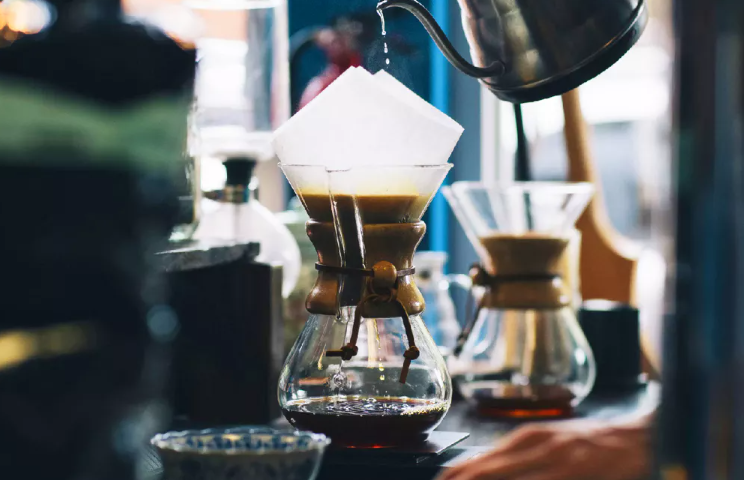 koffiezetapparaat, dripkan, chemex, koffiefilters, glashelder, espresso, drip, coffee, koffiezetapparaat, koffie