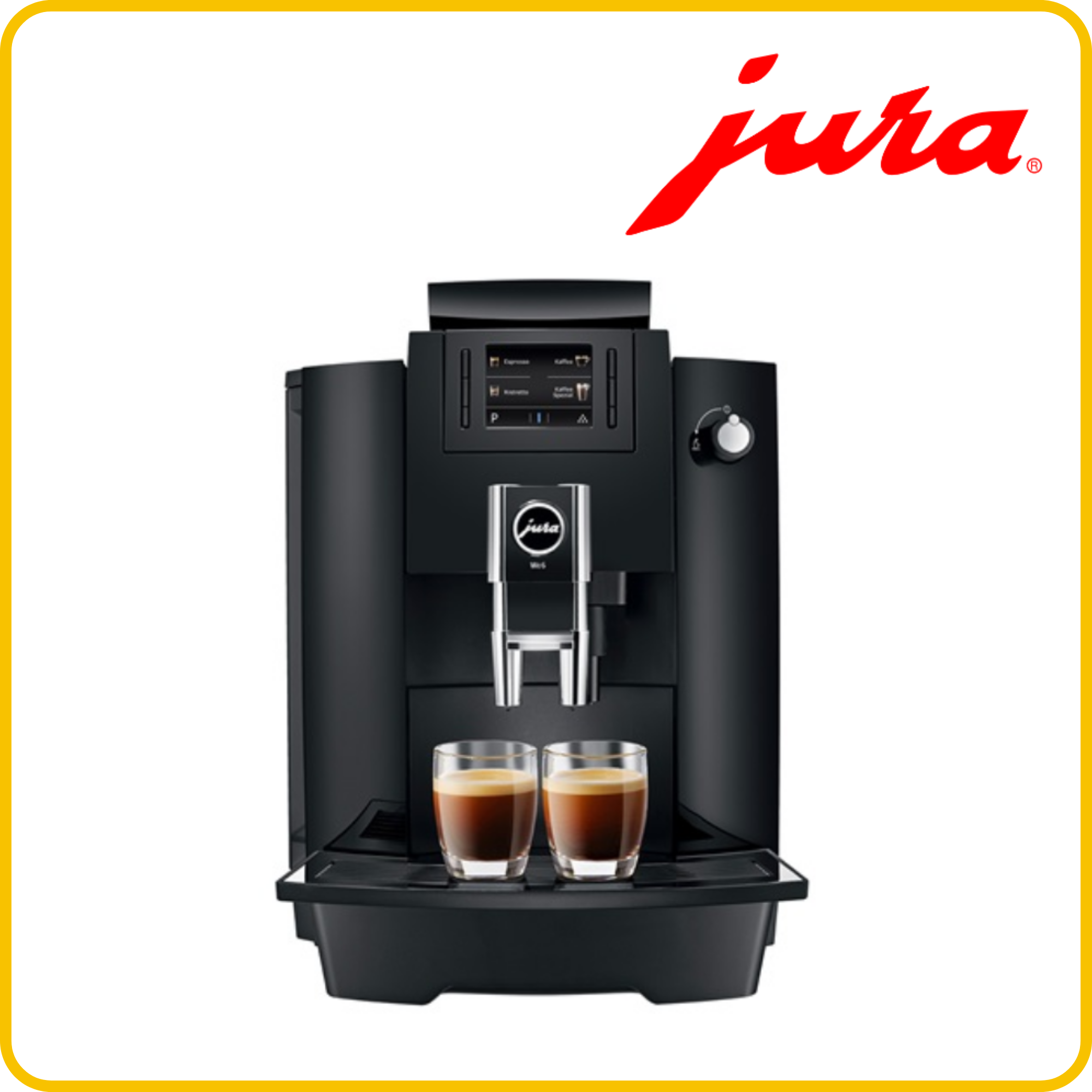 koffiezetapparaat, volautomatische espresso, espressomachine, twee kopjes, koffiebeoordeling