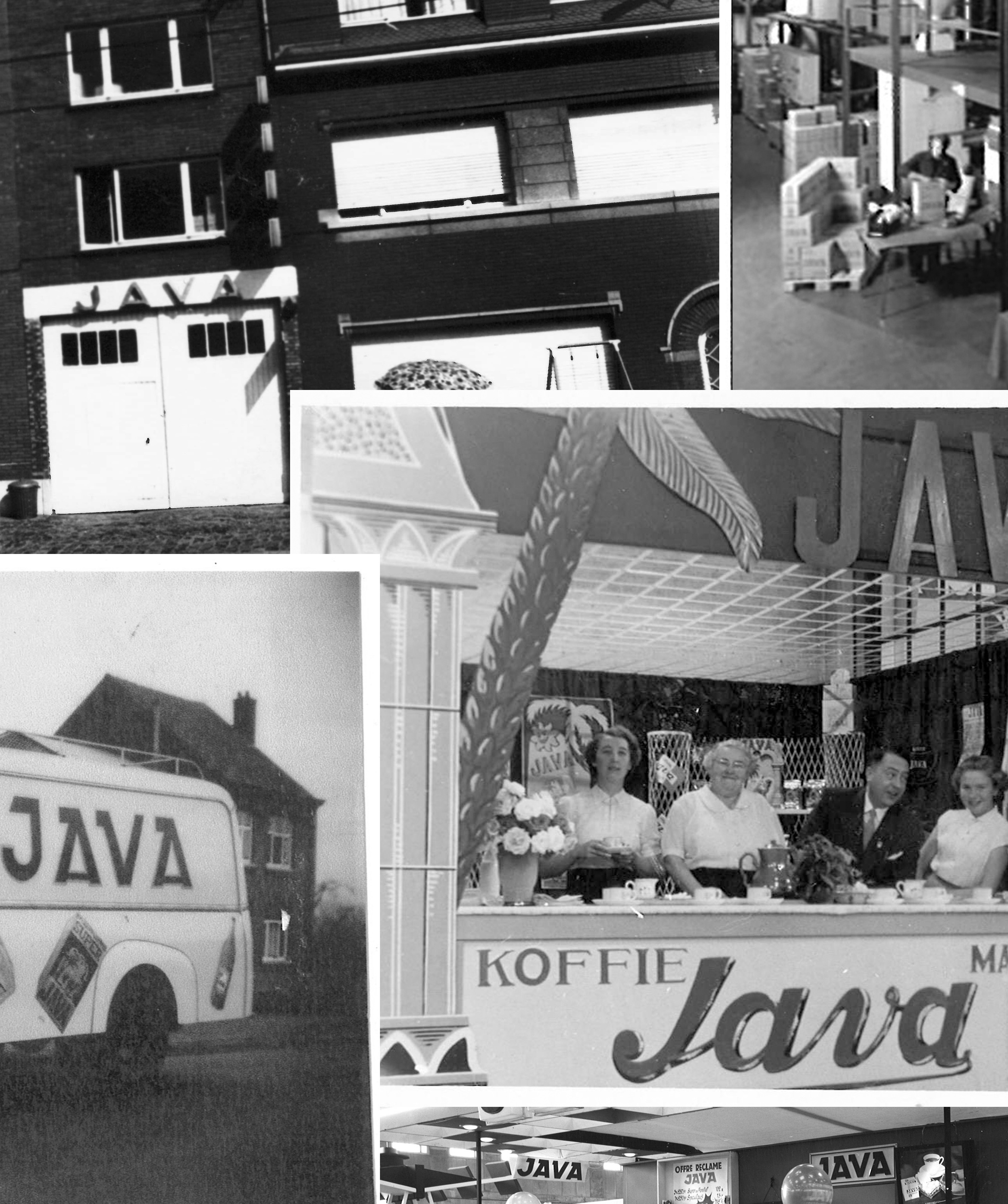 bus, van, Java, koffie, winkelstand