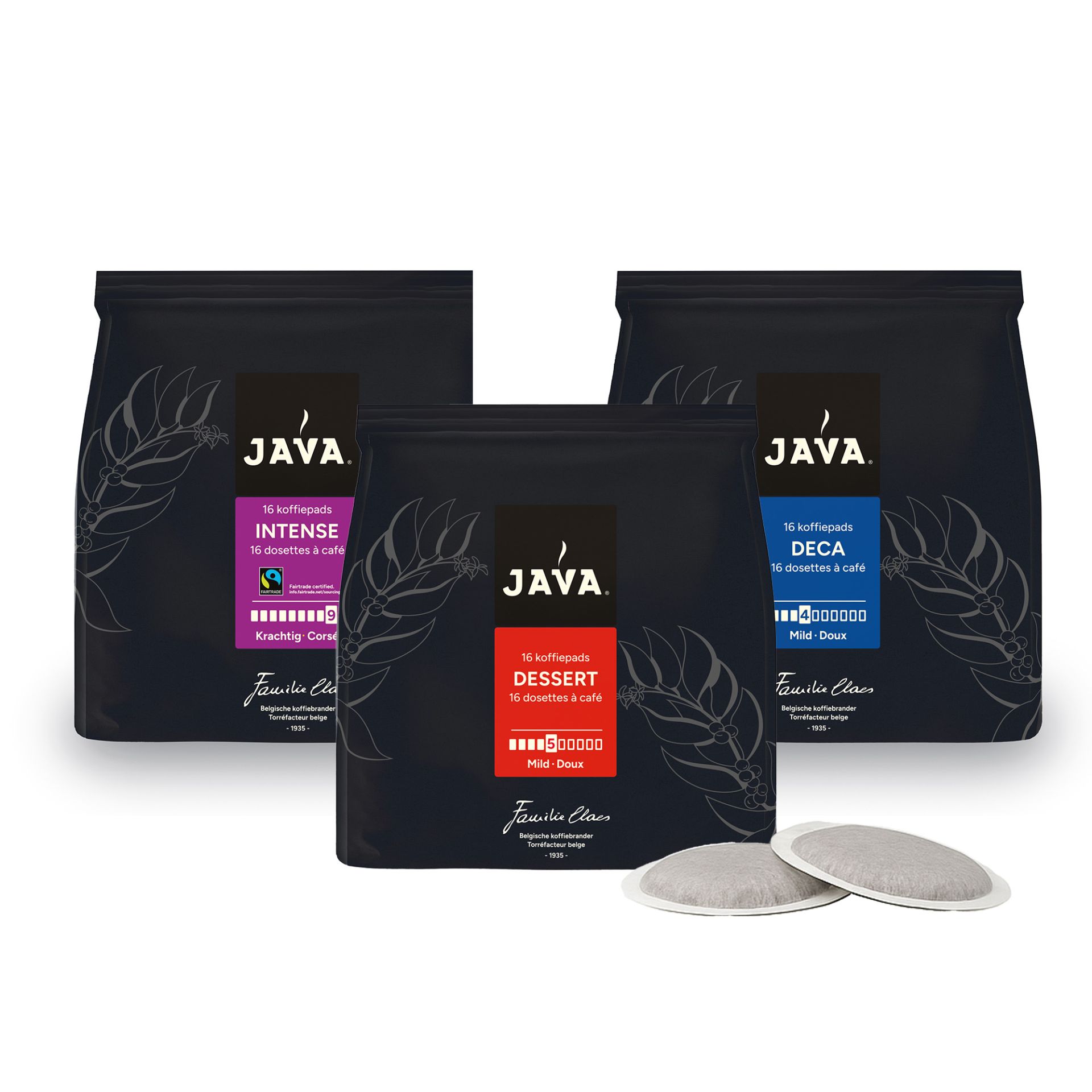 JAVA Koffie pads intens online kopen bij The JAVA Coffee Company